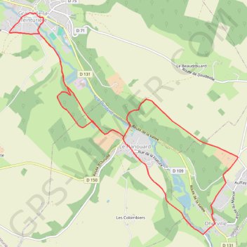 Les Basses Eaux - Grainville-la-Teinturière GPS track, route, trail