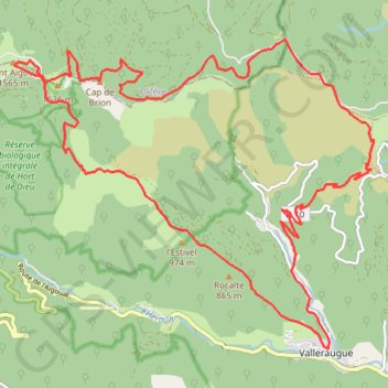 Sentier des arches GPS track, route, trail