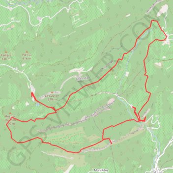 Côtes du Rhône - Ventoux - Gigondas - les Dentelles de Montmirail GPS track, route, trail