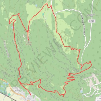Tour du Valromey en partant de Béon GPS track, route, trail