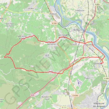 Le chateau GPS track, route, trail