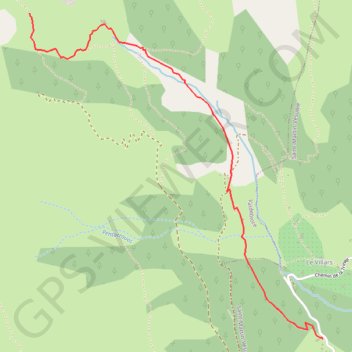 Vacheries d’Anduébis 1er lac GPS track, route, trail