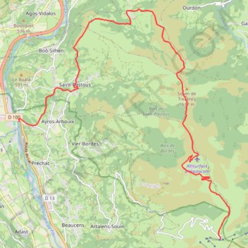 Les Crêtes du Hautacam - 2041 - UtagawaVTT.com GPS track, route, trail