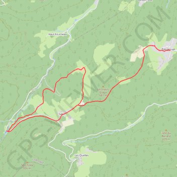 Circuit de l’Étang du Coucou GPS track, route, trail