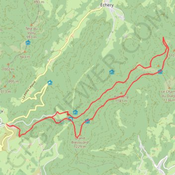 Le Brézouard - Sainte-Marie-aux-Mines GPS track, route, trail