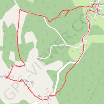 Appellation d'Origine Non Contrôlée - Davignac - Pays de Haute Corrèze GPS track, route, trail