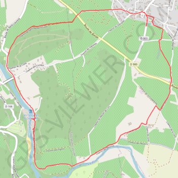 Saint Michel d'Euzet GPS track, route, trail