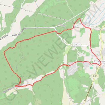 Vers Chamaret GPS track, route, trail