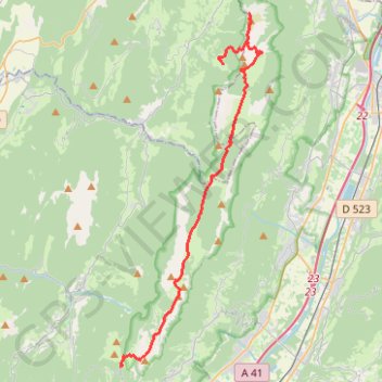 TransChartreuse GPS track, route, trail