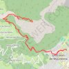 Croix de la Chevrotière GPS track, route, trail