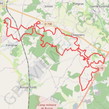 La Robinson des Sables 2015 - 48 km - 10518 - UtagawaVTT.com GPS track, route, trail