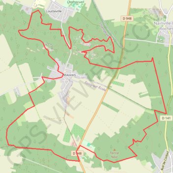 Tour de Beauvais GPS track, route, trail