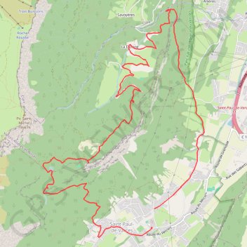 Saint Paul de Varces - Pré du Four - Saint Paul de Varces GPS track, route, trail