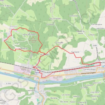 Lalinde - Baneuil GPS track, route, trail