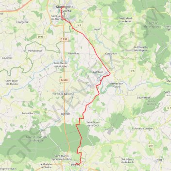 Randonnée du 08/08/2021 à 19:10 GPS track, route, trail