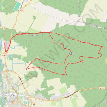 La Millacoise - Milly-la-Forêt GPS track, route, trail
