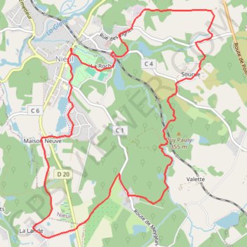 Randonnée du 05/03/2024 à 13:48 GPS track, route, trail