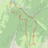 Montagne de la Lanche par parking Bellevaux GPS track, route, trail