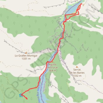 Rando Mont-Rebei GPS track, route, trail