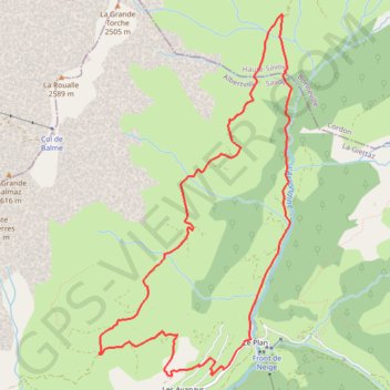 Le Petétruy GPS track, route, trail