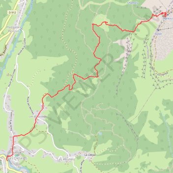 Descente Margeriaz GPS track, route, trail