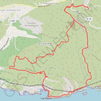 Cap Méjean GPS track, route, trail