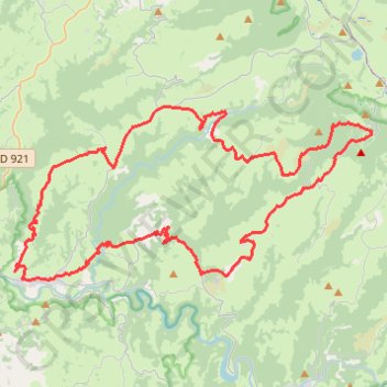 Sur les traces de la transhumance - Saint-Côme-d'Olt GPS track, route, trail