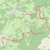 Obviwak lac des sapins J1 GPS track, route, trail