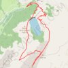 Lac de la Girotte - Rocher des Enclaves GPS track, route, trail