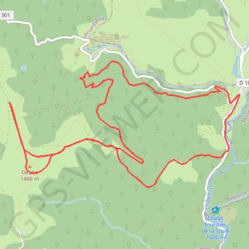 Rando Occabe GPS track, route, trail