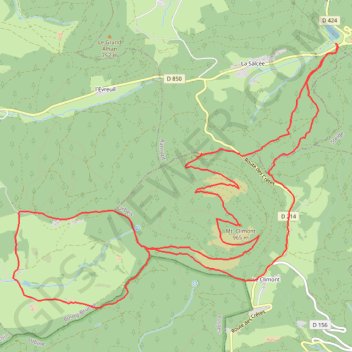 STEIGE ET LE CLIMONT GPS track, route, trail