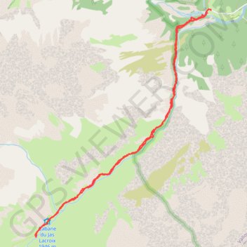 Torrent de la Selle ; Jas Lacroix GPS track, route, trail