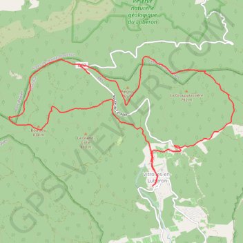 Vitrolles en Luberon GPS track, route, trail
