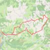 L'éperon de la vallée de la Creuse - Glénic GPS track, route, trail