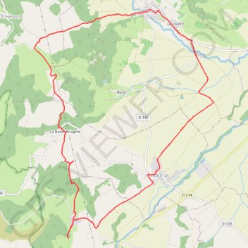 Marche Boudes, Madriat, Letz, Brugère et Charmet GPS track, route, trail