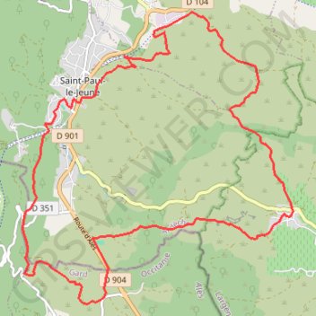 Les Ramades Variante GPS track, route, trail