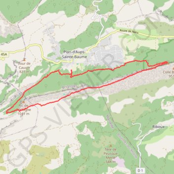 Le Pic de Bertagne GPS track, route, trail