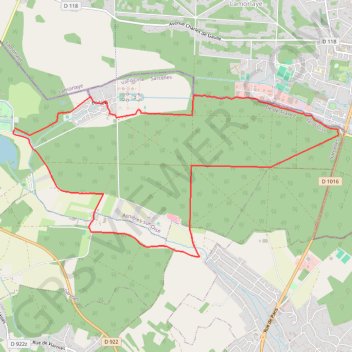 Rando a Royaumont GPS track, route, trail