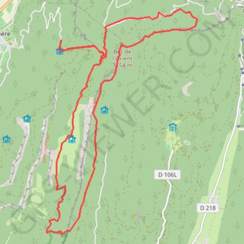 Vercors - Bec d'Orient GPS track, route, trail