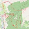 Roche de rame-lac du lauzet - ruines du puy GPS track, route, trail