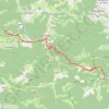 Chemin du Piemont de Saint Lary à Cazaunous GPS track, route, trail