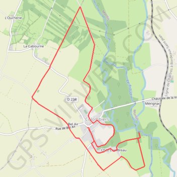 Circuit des têtards - Colombier GPS track, route, trail