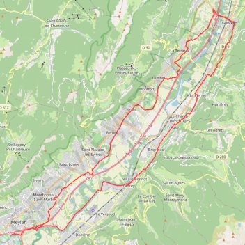 2024-03-10_Gresivaudan-18211405 GPS track, route, trail