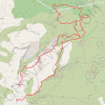 Escalier Goï et Vallon du Passe Temps GPS track, route, trail