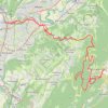 Grenoble-Croix de Chamrousse par les chemins GPS track, route, trail