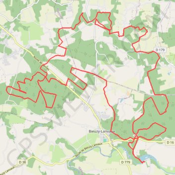 Rando de Brandivy GPS track, route, trail