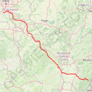 JOUR 1 GPS track, route, trail