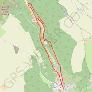 Chatel-Monvaux GPS track, route, trail