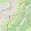 A TERMINER Sentier des Lacs alpins (retour rapide) GPS track, route, trail