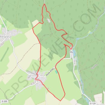 Circuit Illy GPS track, route, trail